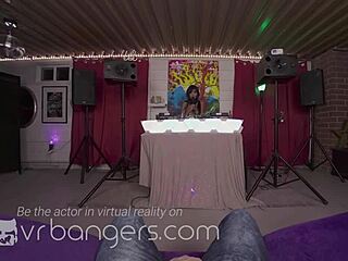 Sexy Asian DJ rocks your hard cock in her mouth.