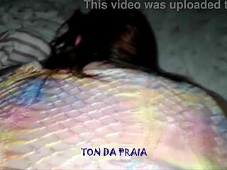 Priminha Opens Legs on Bed for Cock