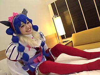 Hentaicosplay fox and raccoon cutie squirts everywhere begging for raw pounding