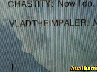 In this hardcore anal scene, the round-ass ho gets her mouth filled with jizz after deepthroat and gaping assfucking.