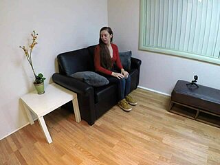 audrey decker chats tits in hardcore casting interview 😏