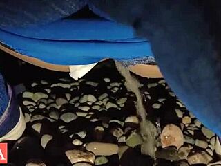 Ever Had a Scary Night Peeing Outdoors with a Fat Milf?