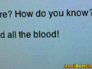 this slut's ass gapes from deepthroat and anal fucking 😏