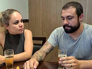 Talk Sex: I Took the Submissive Slut to Eat Something, Then Thrust My Cock Into Her Pussy