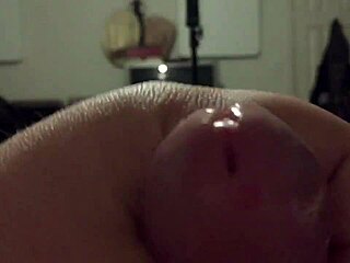 Chubby wife gives pov handjob and doggy finish with big ass