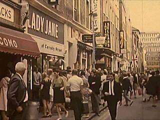 vintage flatmate cheats on her boyfriend with hairy passion. retro beaver exposed in antique setting.