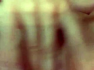 Ritafox masturbates her juicy wet pussy in messy reality teen scene