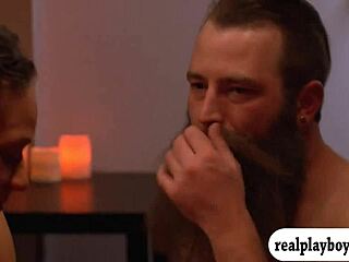 horny swingers swapping partners in wild orgy