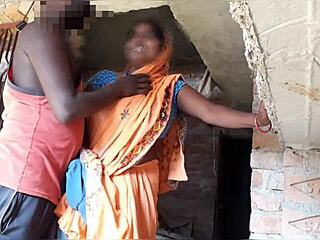 Horny Village Bhabhi's Tight Pussy Assfucked with Big Cock