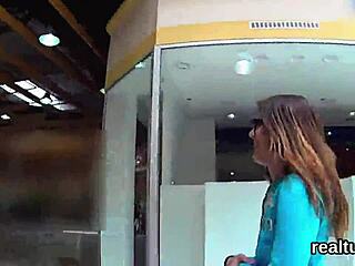 Beautiful Czech Chick Seduced In Mall And Screwed In POV