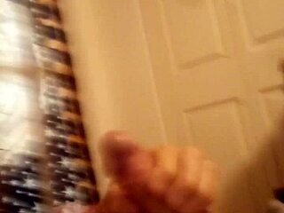 dustin7 strokes his cock in intense masturbation