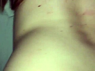 White Girl Bent Over in Passionate Doggystyle Loving Every Inch