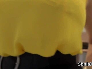 Unfaithful British milf gill ellis reveals huge balloons at wedding