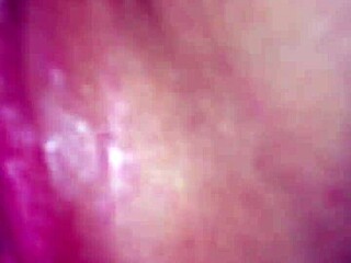 Wife masturbates with big black cock and squirts intensely on monster shaft