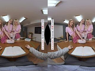 horny coeds banging professor in classroom fun