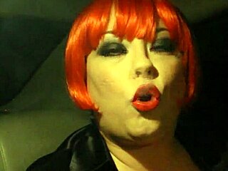 Bbw Tina's Smoking Fetish Contrasts With Mistress In Car