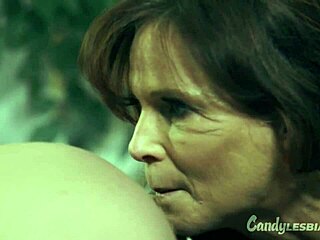 Mature stepmom seduces and fucks her stepdaughter's girlfriend