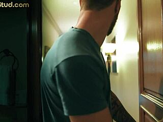 Skinny bottom takes bareback and swallows top's load