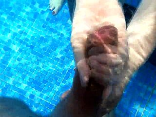 underwater pool sex tale with a wild group threesome