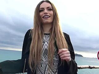 clara mia, young brunette slut with small tits, loves big cocks in lingerie