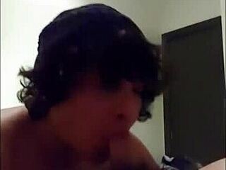 Passionately giving chinese cum to latino twink tian yong in leo interracial series