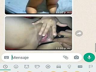 horny teen veneca chats and cums on whatsapp