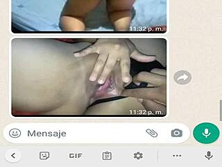 horny teen veneca chats and cums on whatsapp