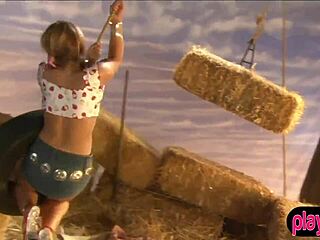 i watched some sexy chicks next door teasing with their stunning looks.