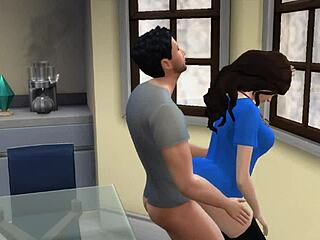 Teen Nurse Takes Triple Creampie