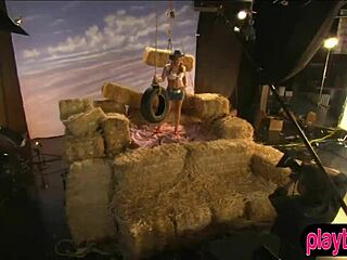 i watched some sexy chicks next door teasing with their stunning looks.