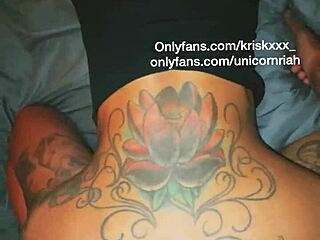 Creaming best friend's sister with my big black cock while he's gone.