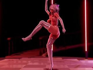 mmd 3d hot body compilation haku sexy pink kitten big ass dancing
