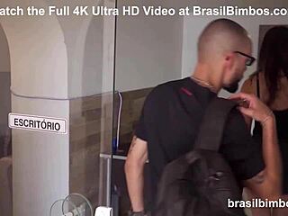 Nerdy brasil slut takes it from behind?