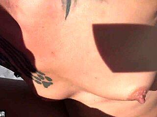 Andy-star performs a cumshot on a blonde in the final unsimulated hardcore scene