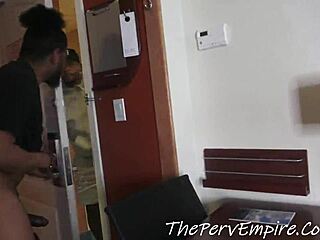 Latina 19-Year-Old Stuffed Hard by Two Big Black Cocks