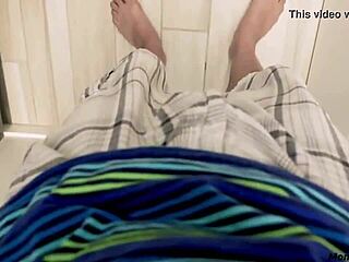 stepmom sucks stepsons big cock with blowjob