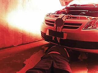 Wife takes anal from mechanic!