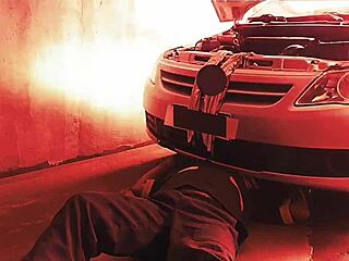 Wife takes anal from mechanic!