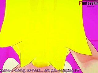 peach gets wild in a hotel pov scene