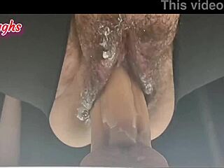 Bbw Mistythyghs Massages Her Hairy Cum-Filled Cunt With Fat Cock