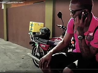 booty bubble jam with big black cock teasing ebony tits and ass