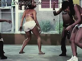 booty bubble jam with big black cock teasing ebony tits and ass