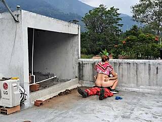 i watch the employee suck the maintence guy's cock on security camera part 2