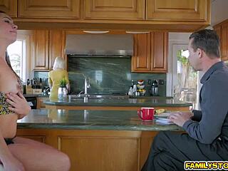 geneva king sucks step dad's big cock