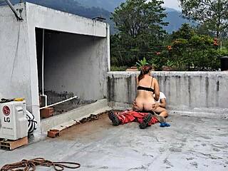 i watch the employee suck the maintence guy's cock on security camera part 2