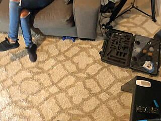 Angel Love goes through a sexy latina casting interview in POV style.