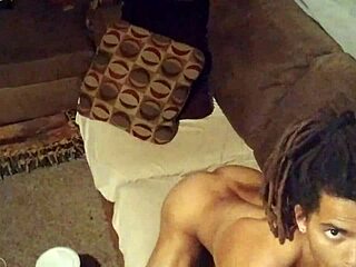 Ivory White Bows in Gay Ladyboy Fetish Shemale Solo!