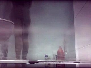 Amateur video of a hot girl taking a shower