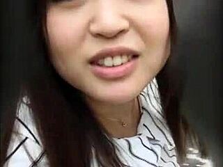 Young Asian Babe With Boobs Gets Cum.