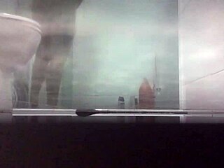 Amateur video of a hot girl taking a shower